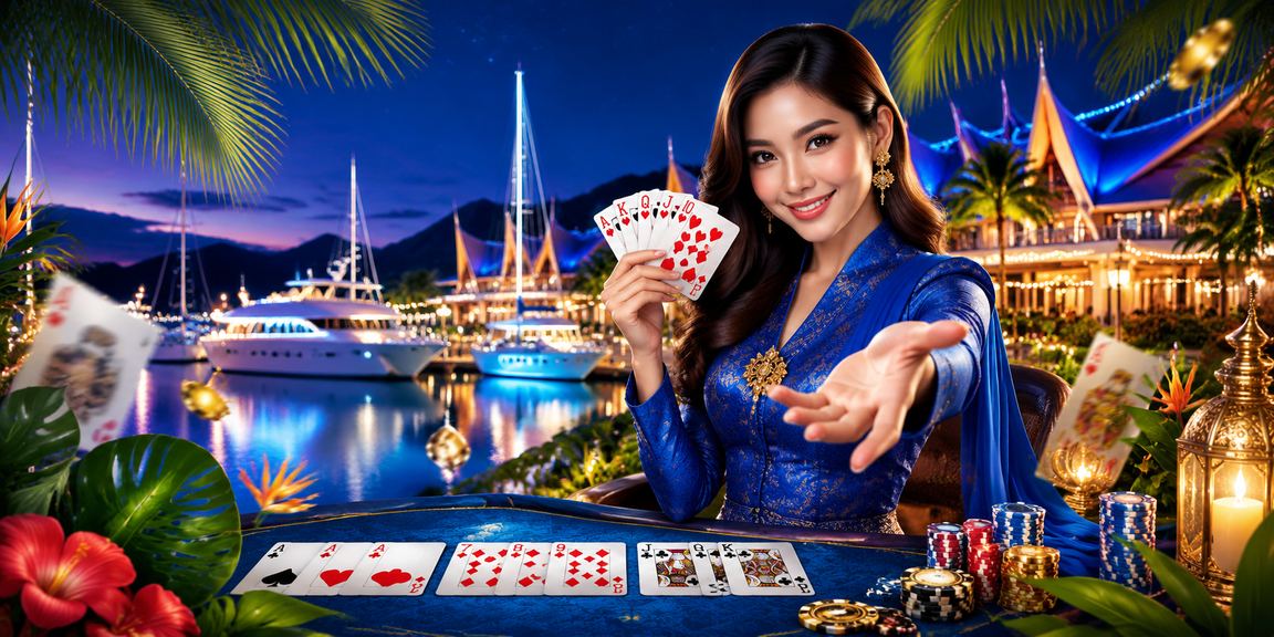 Permainan rummy baju kurung di Langkawi